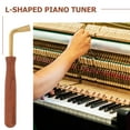 thumbnail image 3 of USHOBE Professional Piano Tuning Tools L-shaped Wooden Metal for Instrument Maintenance 1Pcs, 3 of 8