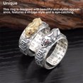 thumbnail image 2 of Guardurnaity Anillo abierto Vintage portátil para ceremonia, banquete para niños, anillos ajustables de hip hop que se pueden abrir, joyería, Ropa, zapatos y accesorios Miscelánea Oro, 2 of 6