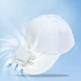 thumbnail image 4 of Rechargeable Fan Baseball Cap with UPF50+ Sunscreen and 1100mAh Battery, Type-C USB Fan Hat for Couples Travel Leisure Outdoor Sports Long Lasting Breeze, 4 of 7
