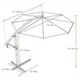 thumbnail image 2 of Kingfisher Lane Patio Umbrella in Lime Green, 2 of 3