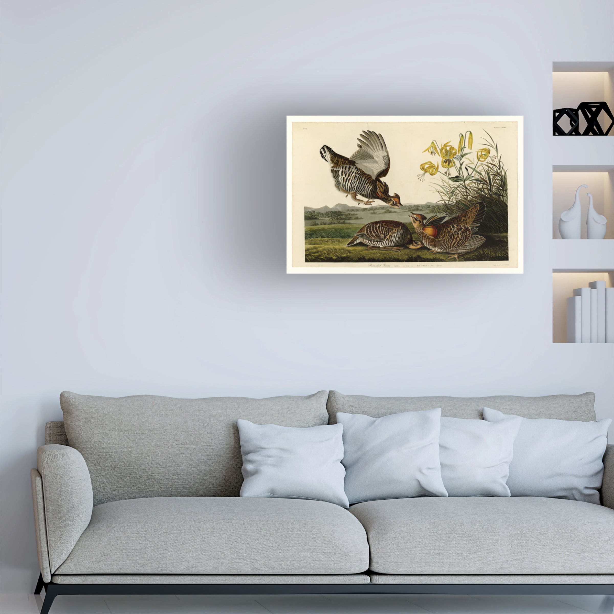 Audubon 'Pinnated Grouseplate 186' Canvas Art