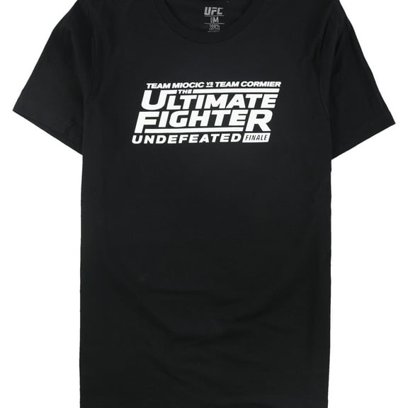 UFC Mens Team Miocic Vs Team Cormier Graphic T-Shirt, Black, Medium