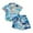 Sky Blue_006, variant on Bmisegm Boys Summer Outfits Beach Button Down Printed Short Sleeve Shirt and Shorts Two Piece Combo Kids Outfits Yellow_008 12-18 Months