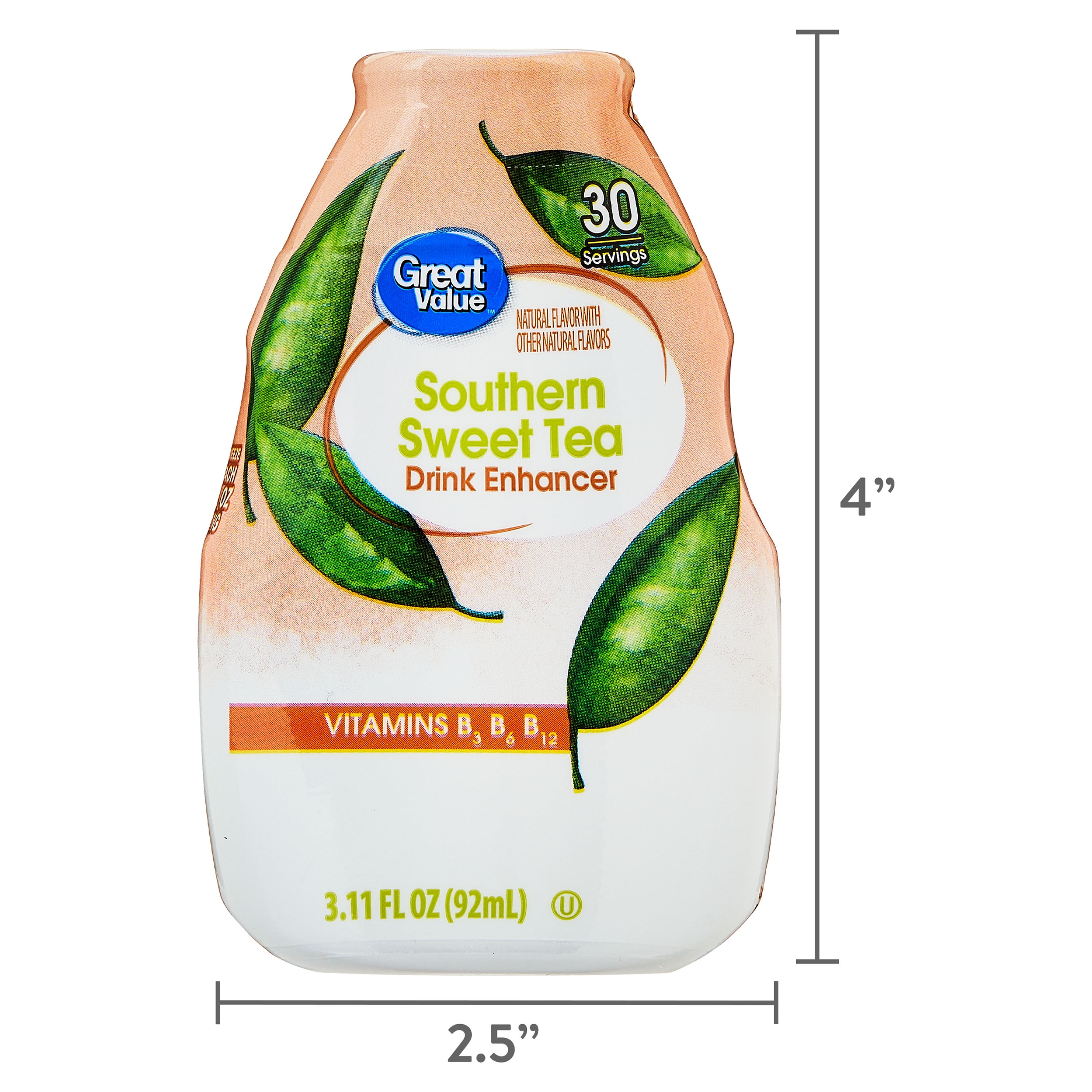 Great Value Southern Sweet Tea Drink Enhancer, 3.11 fl oz
