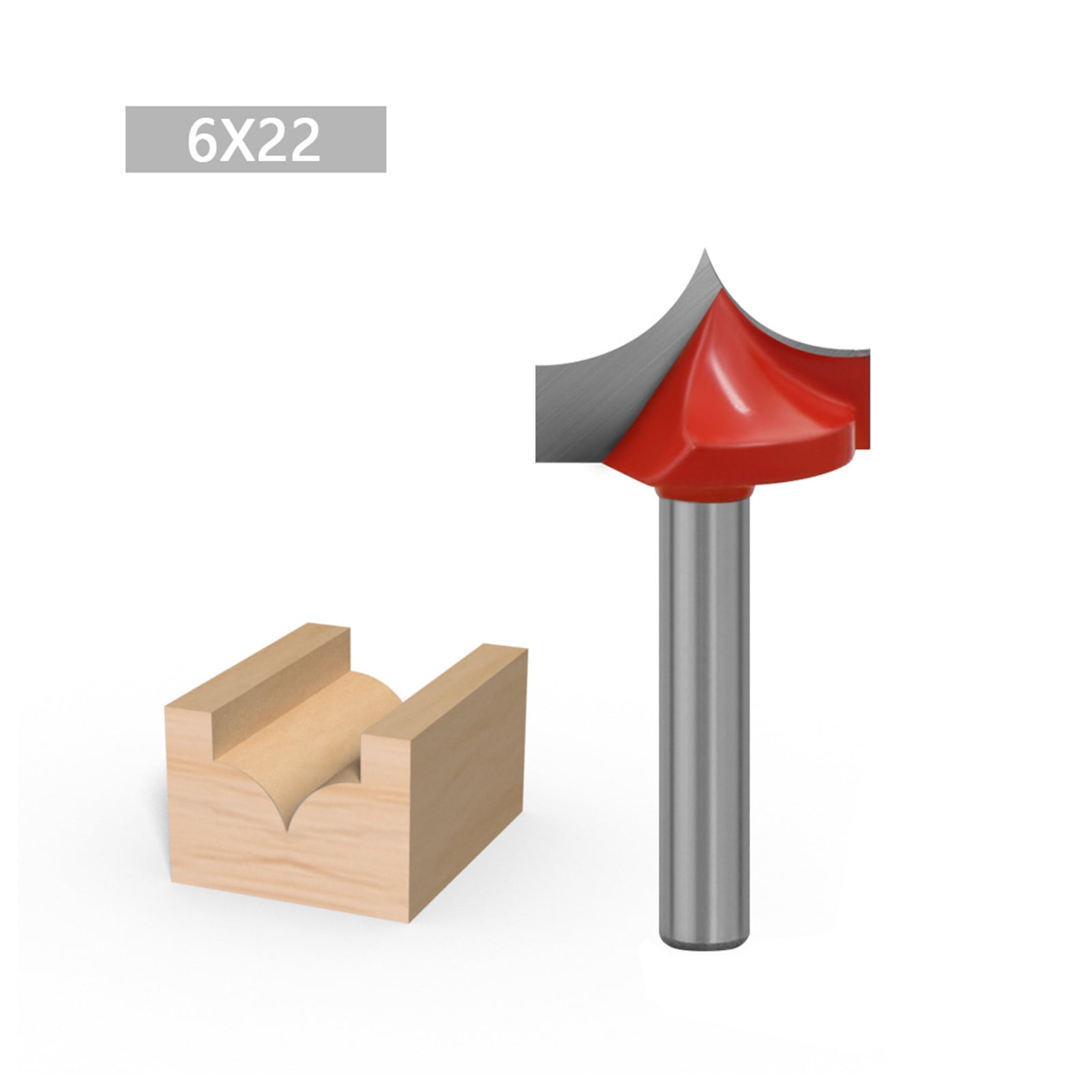 Embout De Défonceuse Rainure En V – Tige 6 Mm, Pour Bois, Stratifié Et MDF