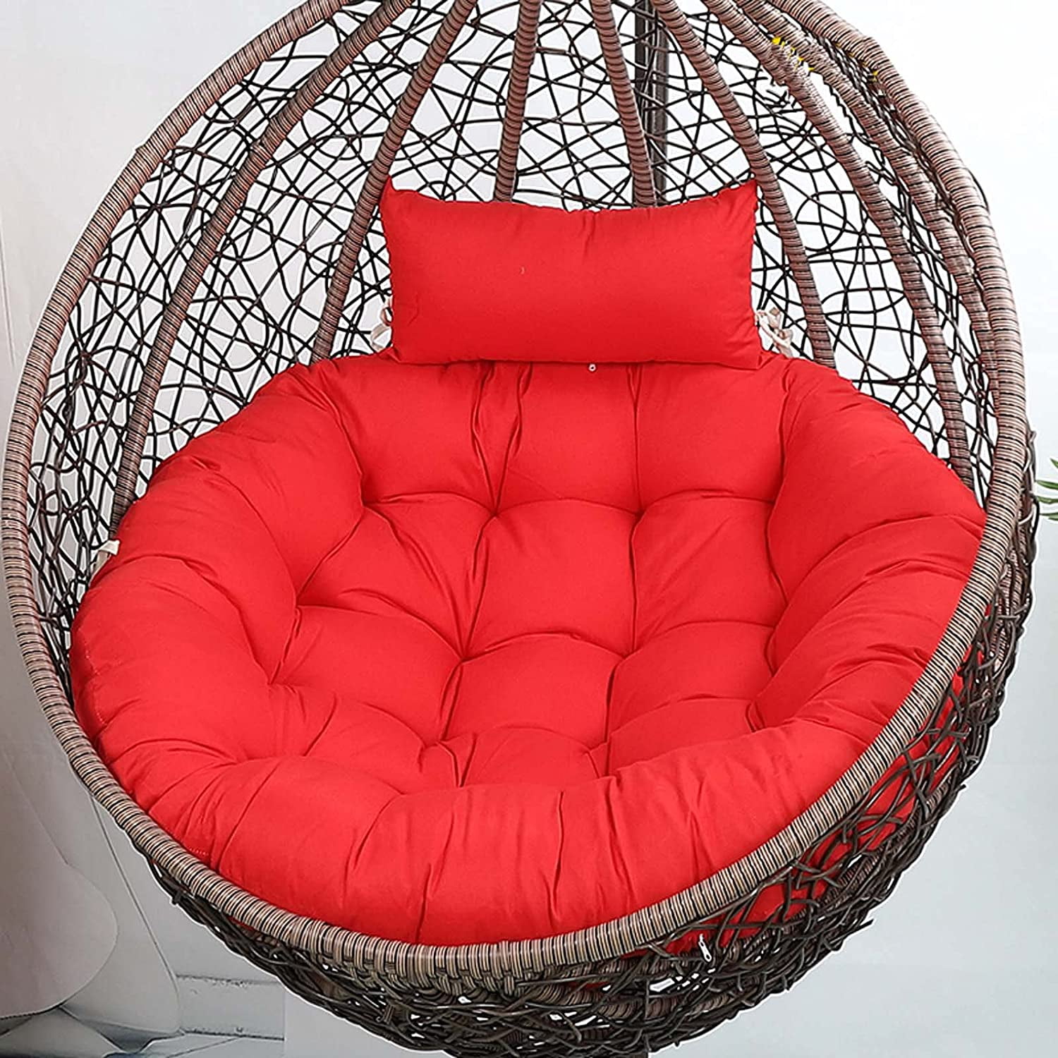 Hanging Basket Chair Cushion Hanging Egg Chair Zipper Design, Hanging