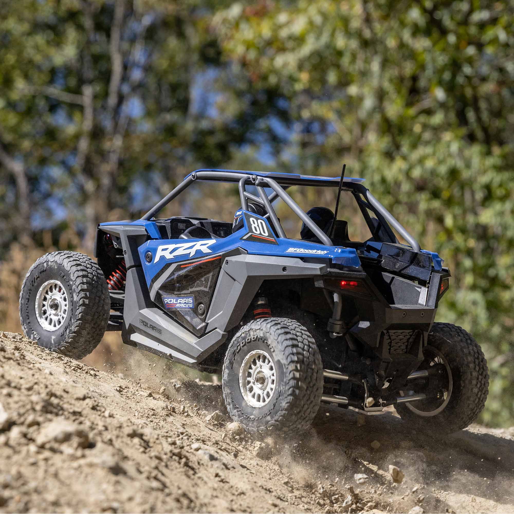 Losi RC Truck 1/10 RZR Rey 4 Wheel Drive Brushless Ready-To-Run Battery and Charger Not Included Polaris LOS03029T1 Trucks Electric RTR Other Trucks Electric RTR Other