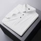 thumbnail image 4 of Camiseta de verano de seda de hielo sin costuras elástica de manga corta con solapa a rayas para hombre, camiseta holgada informal para hombre, 4 of 5