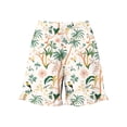 thumbnail image 4 of BaoFuBaoMei Button up Pajamas Women Shorts Set 2 Piece Tree Printed Pjs Sleepwear Short Sleeve Tops and Shorts Loungewear Comfy Soft Sleepwear, 4 of 7