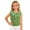 1#Green753, variant on Byoo Toddler Girls Leopard Print Vest Sleeveless Round Neck Shiny Lightweight Crop Top Comfy Summer Top