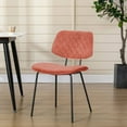 thumbnail image 2 of Porthos Home Taci Dining Chairs, Velvet Upholstery, Iron Legs (Set of 2), 2 of 7
