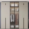 thumbnail image 3 of Big Nordic Wardrobe Modern Wooden Storage Organizer Clothes Closet Wardrobe Cabinet Bedroom Roupeiro De Quarto Home Furniture My Lux Decor Round, 3 of 23