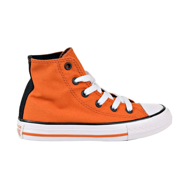 orange and black chucks