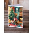 thumbnail image 2 of Chesapeake Bay Retriever Christmas Greeting Cards Pack of 8 7 in x 5 in, 2 of 3