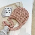 thumbnail image 3 of Bolso de nube para mujer, bandolera informal de nailon acolchado de gran capacidad (rosa), 3 of 8