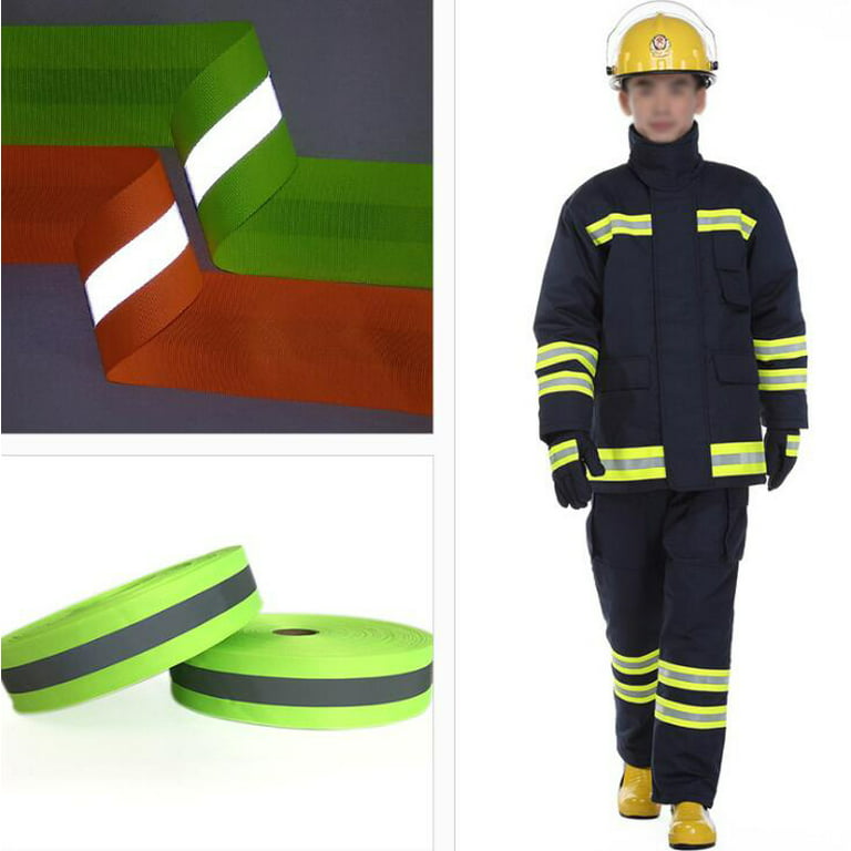 High Visibility Sew On Tape Reflective Safety Stripes For Clothing