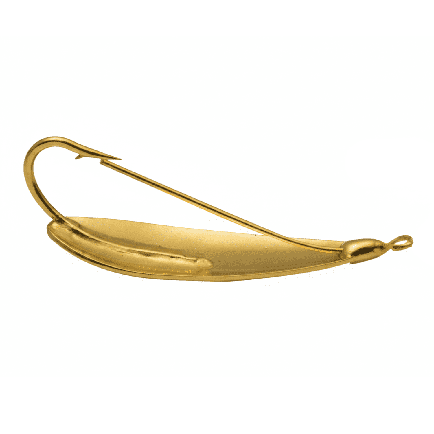 (1 pack) Tsunami Lite Flash Spoon Fishing Lure 1/4 oz. – Gold