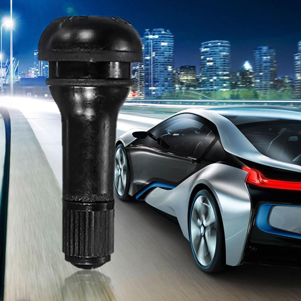 TIGES DE VANNE En Caoutchouc Noir Universel TR414 SnapIn Pour Roues En