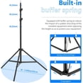 thumbnail image 3 of Photography Light Stand, 3-6.6ft/92-200cm Adjustable Sturdy Tripod Stand for Reflectors, Softboxes, Lights,, 3 of 5