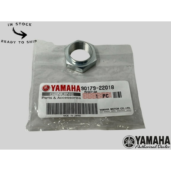 Yamaha Genuine OEM Authentic Nut 90179-22018-00