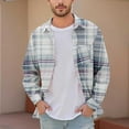 thumbnail image 2 of Long Sleeve Shirts for Men Mens Button Down Shirts Plaid Shirts Slim Fit Casual Shirts Long Sleeve Regular Fit Shirts, 2 of 5