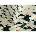 thumbnail image 4 of Ambesonne Feminine Quilted Bedspread Set 3 Pcs, Dog Cat Pet Love Romance, King Size, Beige Black Red, 4 of 5
