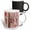 Multicolor, variant on 3drose, Image of Grunge Weathered Wood Texture, Round Knot, Vertical Seam, 11oz Magic Transforming Mug