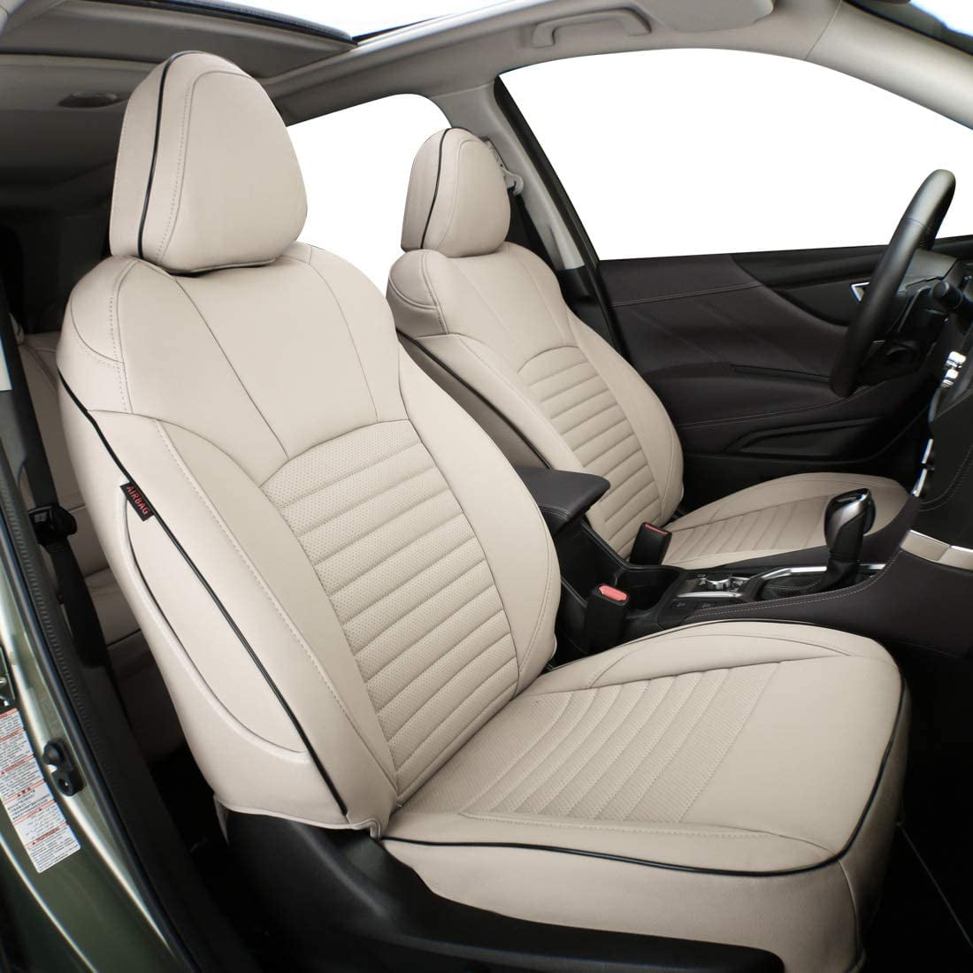 EKR Custom Fit Outback Car Seat Covers for Subaru Outback 2020 2021 2022 2023 Full Set Leather