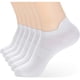 thumbnail image 1 of Xiao Hua 8 pares de calcetines tobilleros, calcetines finos de algodón, calcetines deportivos finos de corte bajo para mujer, blancos, 1 of 4