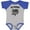 Baseball Heather and Royal, variant on Inktastic My Grandpa Was So Amazing God Made Him an Angel Boys or Girls Baby Bodysuit