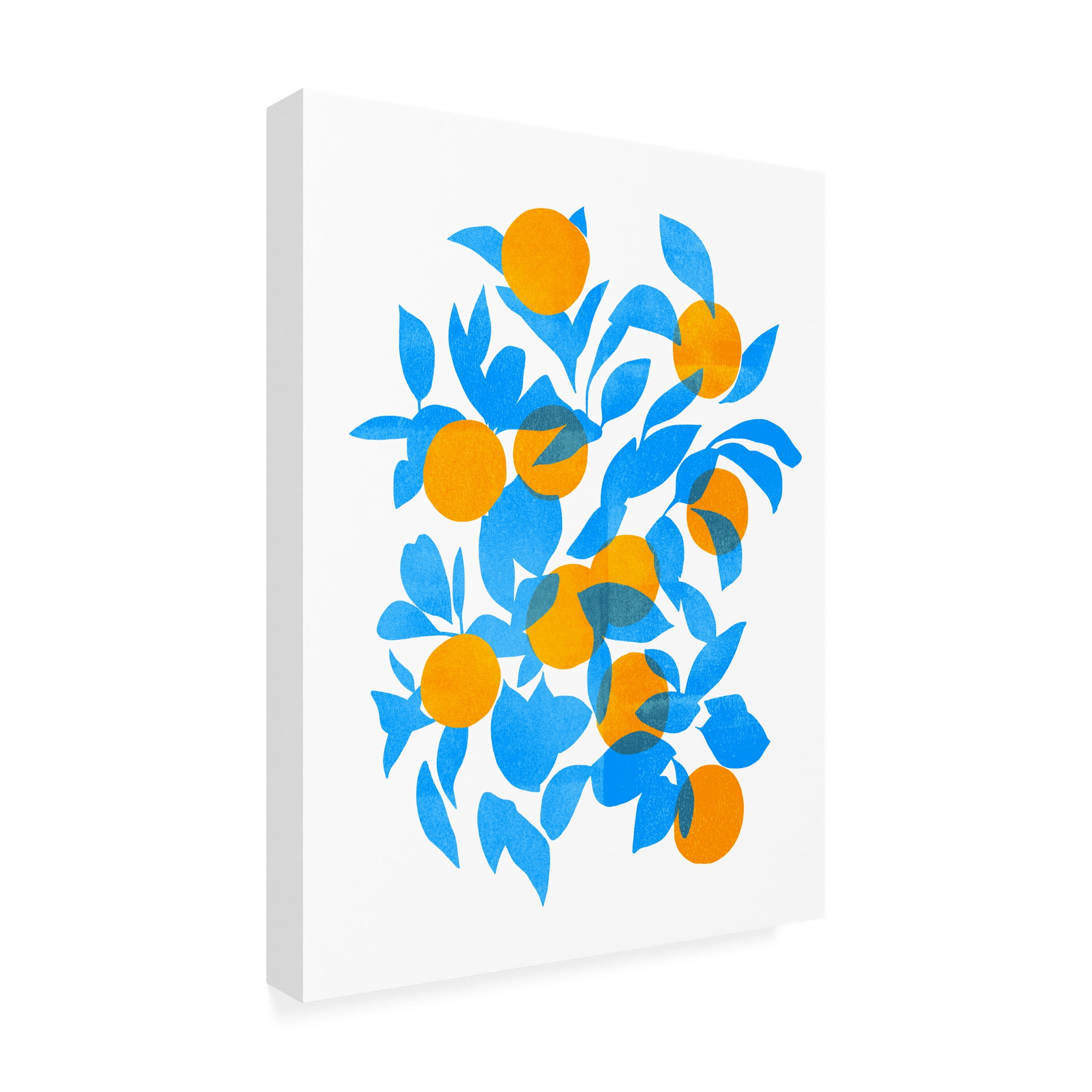 Emma Scarvey 'Bright Tangerines II' Canvas Art