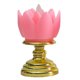 thumbnail image 1 of Candelabros sin llama con forma de loto mascota de luces LED para velas para decoración del hogar JShteea El nuevo, 1 of 1