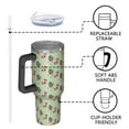 thumbnail image 4 of Christmas 40oz Tumbler– Stainless Steel Insulated Tumbler with Handle and Straw, Large Capacity Travel Cup for Hot & Cold Drinks, 4 of 7