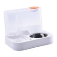 thumbnail image 3 of Comedero para gatos y dispensador de agua, comedero y bebedero para perros, cuenco para comida, cuenco para alimentación de mascotas Con cuenco de acero, 3 of 8
