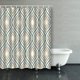 thumbnail image 1 of ABPHQTO Adorno sin costuras Moderno Geométrico Puntos ondulados Cortinas de baño Cortina de baño 150x180 cm, 1 of 1