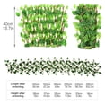 thumbnail image 2 of Privacy Fence Screen Artificial Leaf Stretchable Expandable Home Decor Plant Leaves Garden Fence, 2 of 8