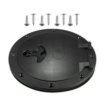Unique Bargains 1 Set 6” Inspection Deck Plate Hatch Marine Round Inspection Hatch Deck Plate W/ Detachable Cover