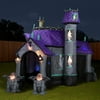 Airblown Inflatable Haunted House with Sound, 12' Height 17' Length