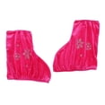 thumbnail image 1 of Almencla 2pcs Ice Skate Boot Covers Protector for Figure Skating Velvet Rose as described, 1 of 8