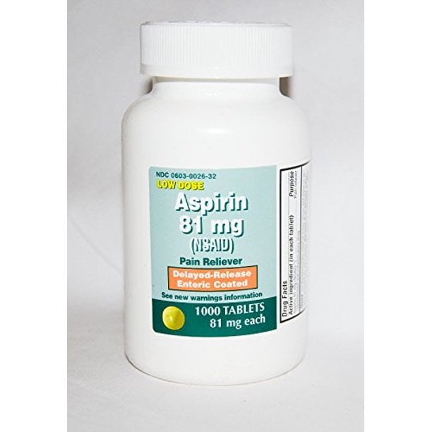 Aspirin Low Dose Heart Regimen DelayedRelease Enteric Coated Tablets
