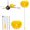 Yellow, variant on Ceiling Fan Cleaner Duster Reusable Microfiber Ceiling Fan Blade Cleaner Removable Duster with Extension Pole Adjusts 13 to 49.7 Inch for Cleaning Walls Bookshelves Furniture Door Window Top (Yellow)