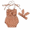 thumbnail image 1 of Ropa para bebé niña Sinhoon, mono con mangas con volantes, mono de verano, de 12 a 18 meses, 1 of 5