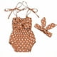 thumbnail image 1 of Ropa para bebé niña Sinhoon, mono con mangas con volantes, mono de verano, de 18 a 24 meses, 1 of 5