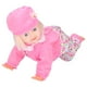 thumbnail image 3 of Muñeca de bebé realista, linda, eléctrica, inteligente, que ríe y gatea, juguete de simulación para niños, 11,5 pulgadas de largo, niña, 3 of 15