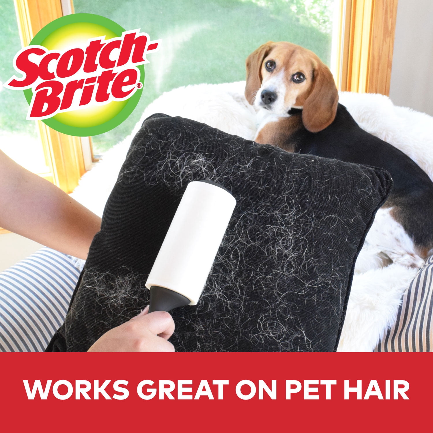 Scotch-Brite Lint Roller 6 Pack, 56 Sheets per Roller