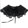 thumbnail image 2 of Camicover Detachable Dickey Collar Fake Collar Embroidery Neck Ruff Mini Cape Choker Blouse Collar for Women Girl, 2 of 4