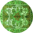 thumbnail image 1 of Ahgly Company Indoor Round Persian Green Traditional Area Rugs, 8' Round, 1 of 1