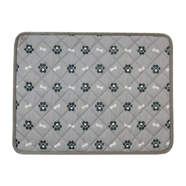 Estera para perros antideslizante y transpirable con estampado, estera de hielo para enfriamiento de mascotas, estera de enfriamiento para gatos, estera para mascotas fresca de seda de hielo de