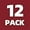 12 Pack Waitress Apron With 4 Pockets - Wine Red, variant on NestE Aprons with 4 Pockets (Available in 3 Pack / 7 Pack) 23.5'' X 11.5''