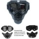 thumbnail image 2 of Protector facial para motocicleta, lentes transparentes, gafas para casco a prueba de viento para motocicleta Harley Retro Rojo Verde, 2 of 5